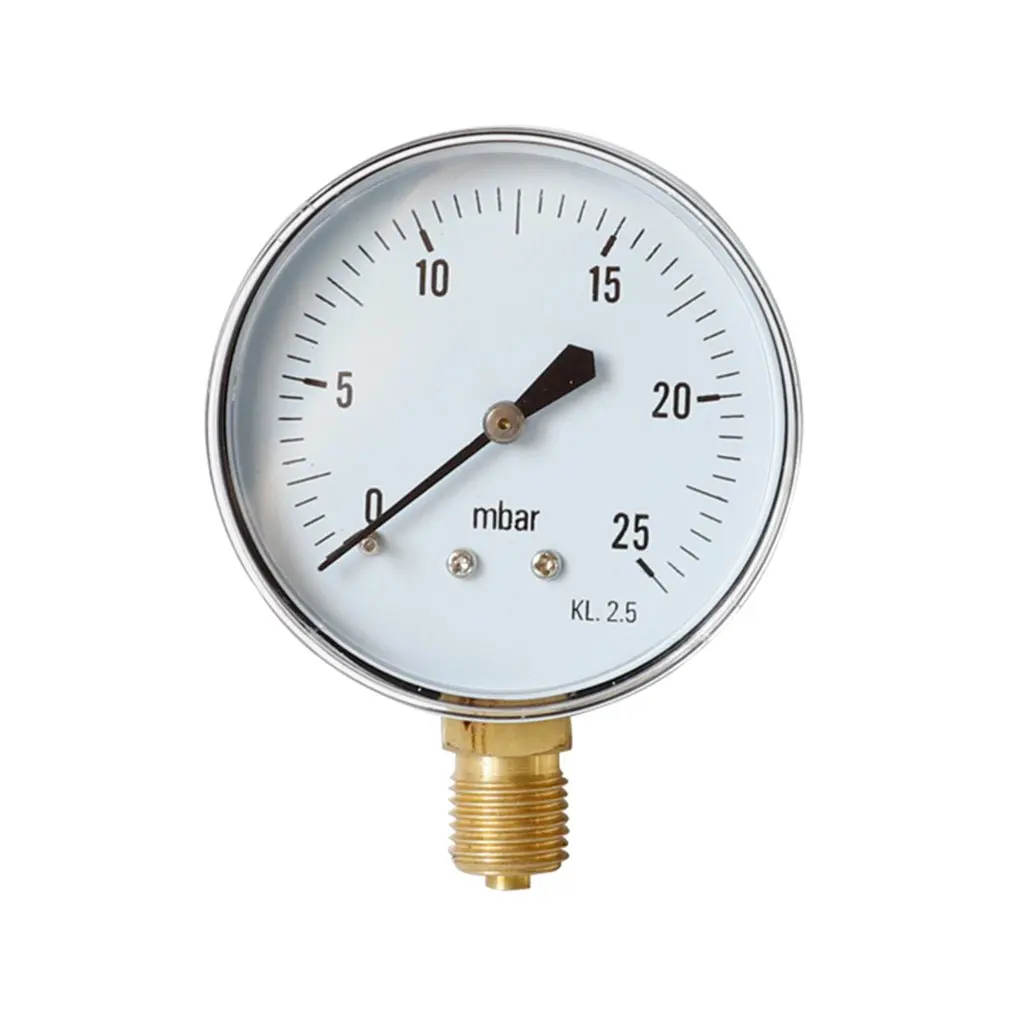Y60 Air Pressure Meter High Accuracy Fuel Air Oil Liquid Water Pressure Gauge Hydraulic Vacuum Manometer