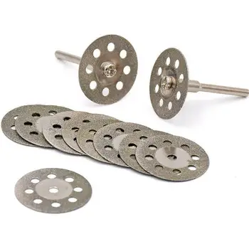 

10PCS Diamond Cutting Wheel Saw Blades Cut Off Discs For Rotary Tool Tool Disc Off Cut Set Wheel Rotary Diamond Accessory X9F7