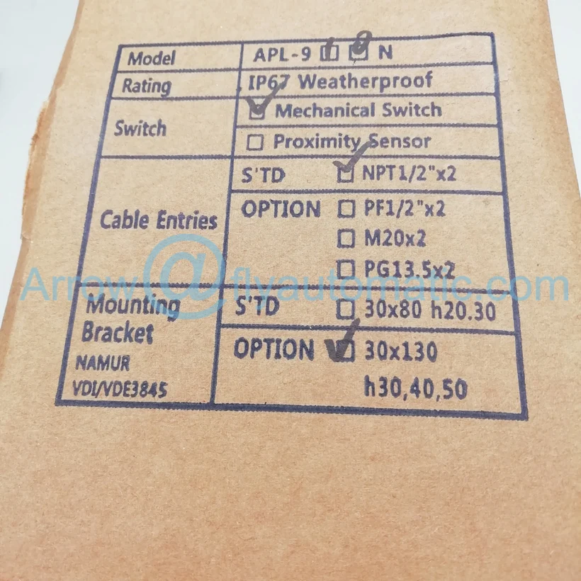 APL-910N APL910N APL-910 взрывозащищенный концевой выключатель коробка Нержавеющая сталь клапан положение монитора