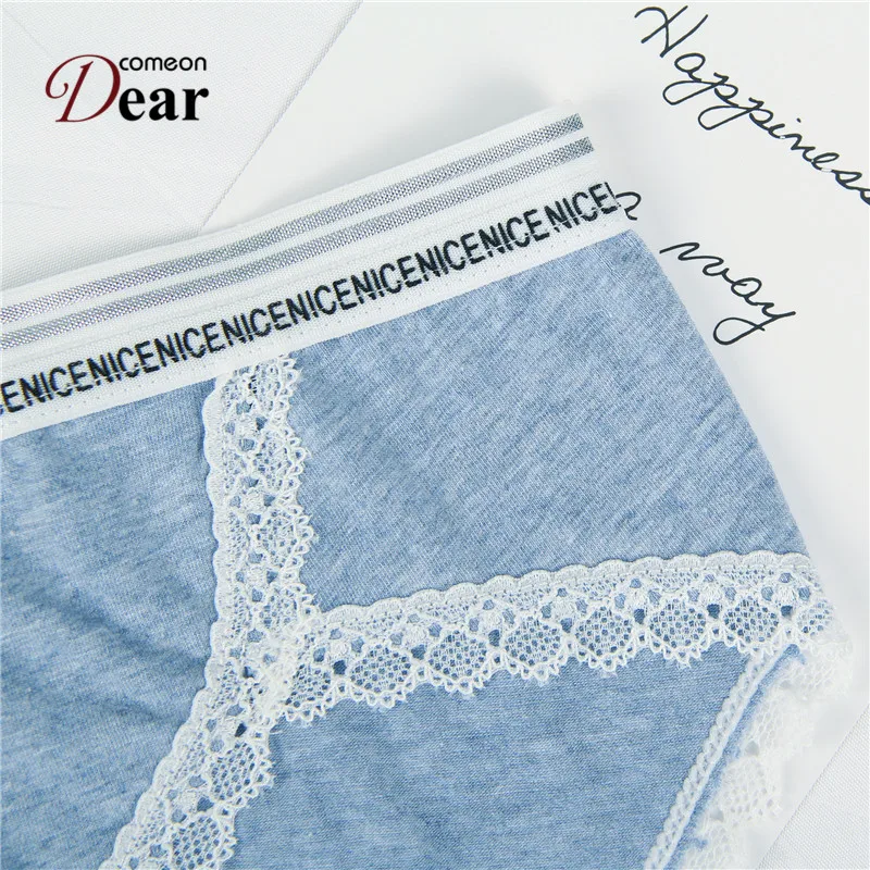 Трусики Comeondear женские х/б бесшовные 3 цвета 2XL 3XL|Женские трусики| |