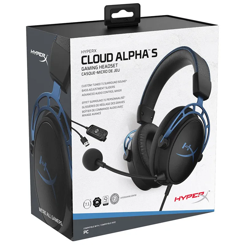 Kingston HyperX Cloud Alpha фиолетовый Ограниченная серия электронных спортивных наушников с микрофоном игровая гарнитура для ПК PS4 Xbox Mobile