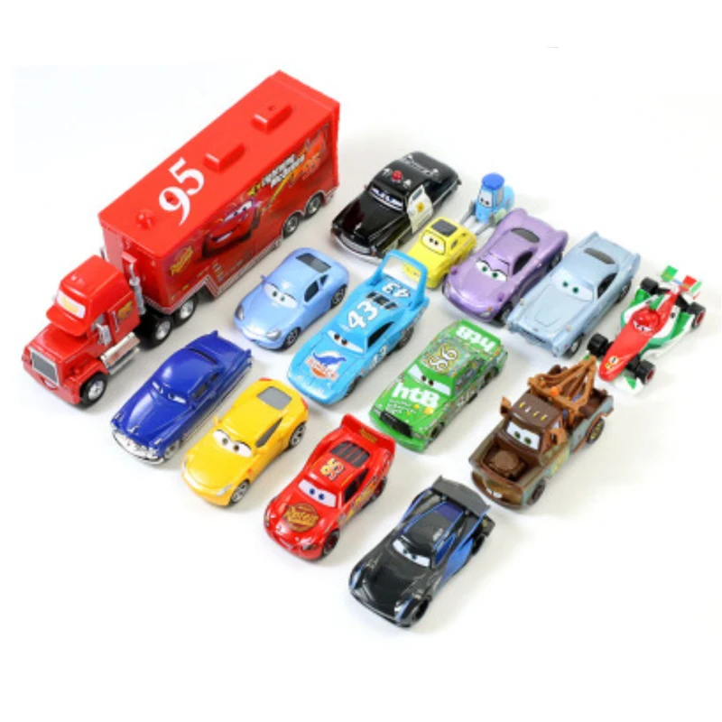 Disney Pixar Cars 2 3 Все Классические автомобили подарок Молния Маккуин шериф Мэтр Салли Джексон литье под давлением модель Childre