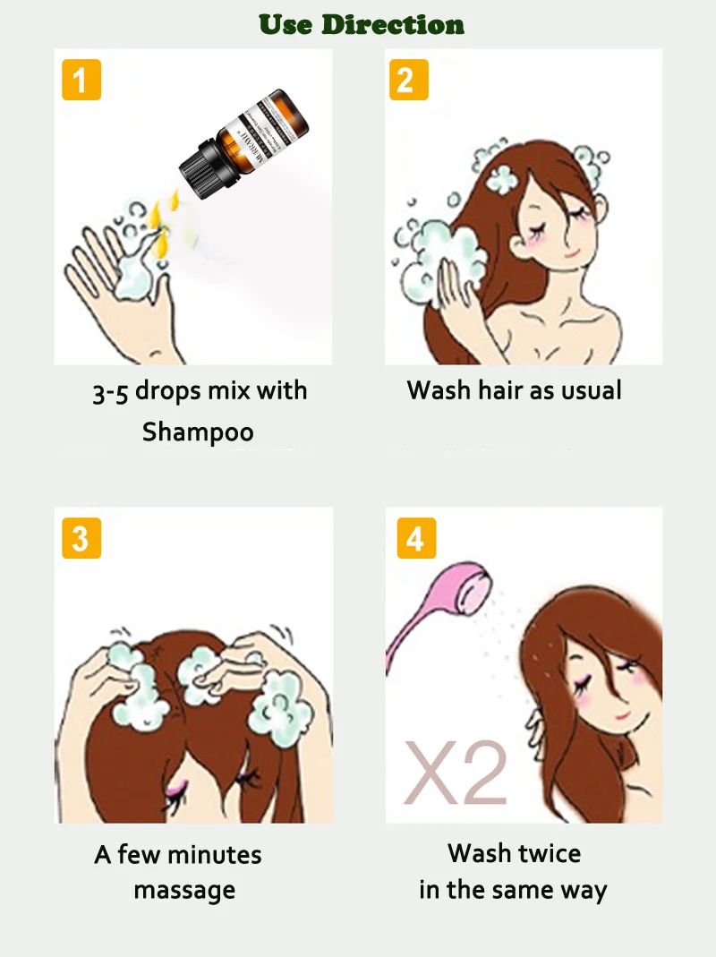 6 бутылок) FiiYoo имбирь Germinal сывороточная эссенция масло для роста Предотвращение волос выпадение волос Стоп