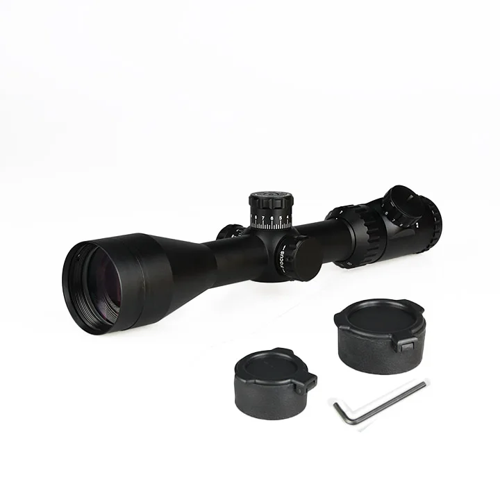 black PPT Новое поступление Тактический 4-16x50MM подсвеченный красным прицел Зрительная труба для охоты PP1-0297 - Цвет: black