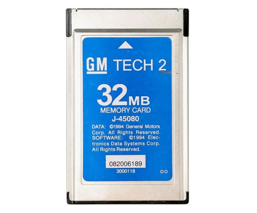 FOR GM 33.004 1991-2013 NEW GM TECH2 TECH 2 32MB MEMORY CARD SOFTWARE ENGLISH 