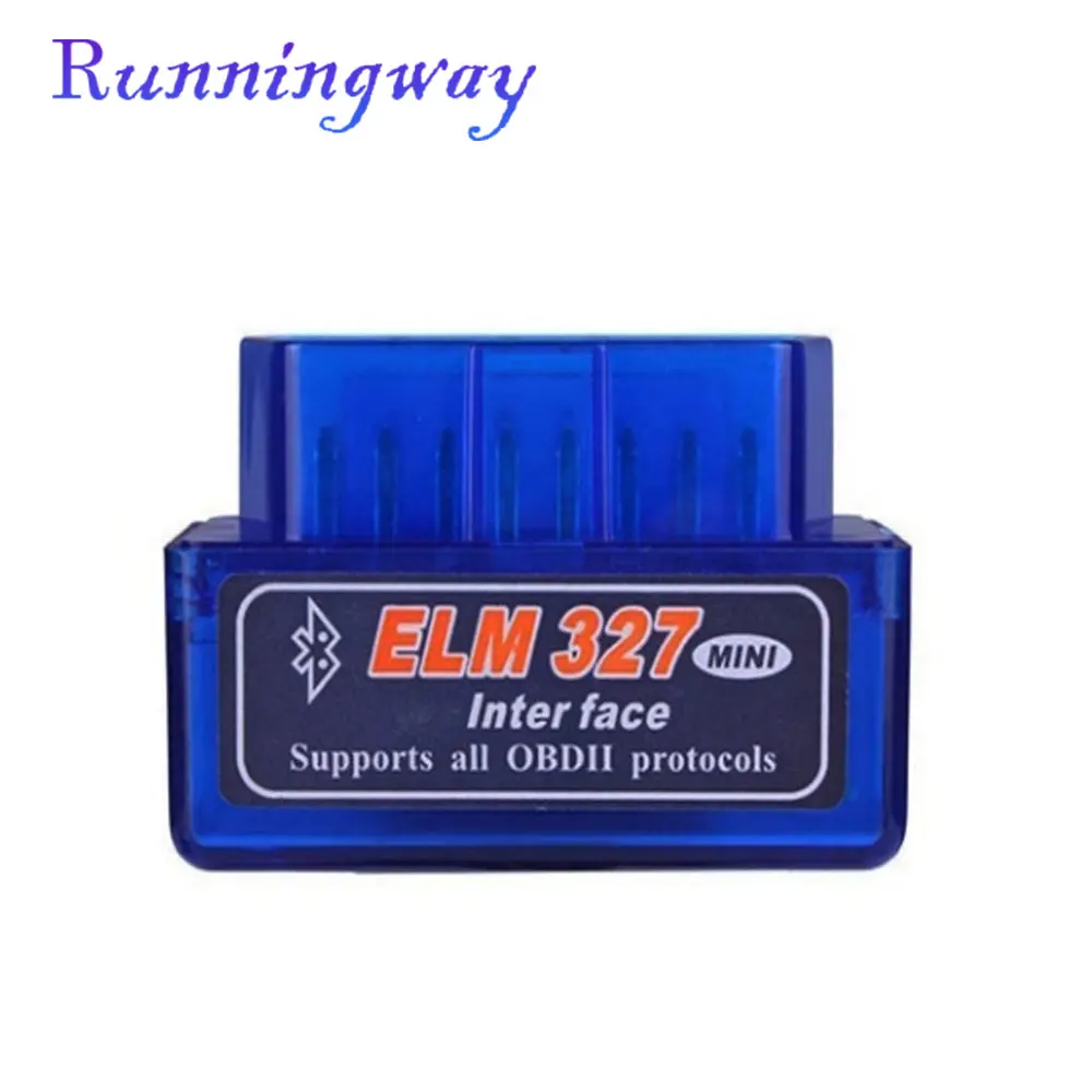Runningway ELM 327 Автомобильный сканер кода инструмент Bluetooth/Wifi Super MINI ELM327 OBD2 Suppot All