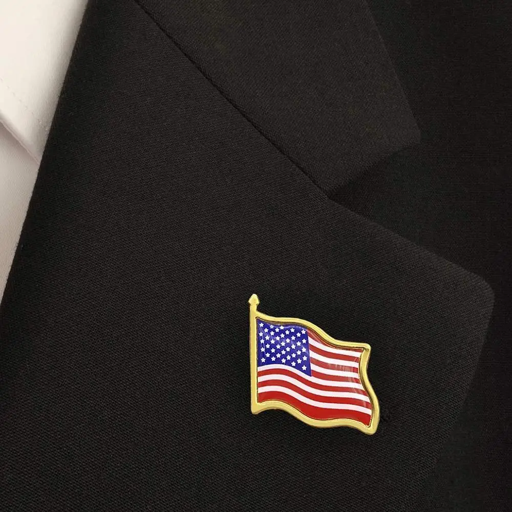 10 шт./20 шт. заколки в виде американского флага США|Броши| |