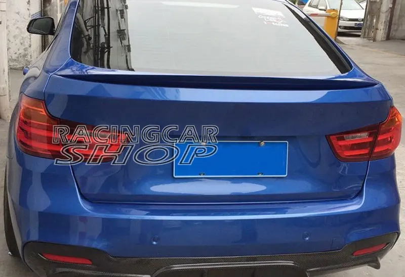 GT Real carbon fiber rear trunk spoiler wing lip FOR BMW F34 3-Series GT Hatchback 2013up