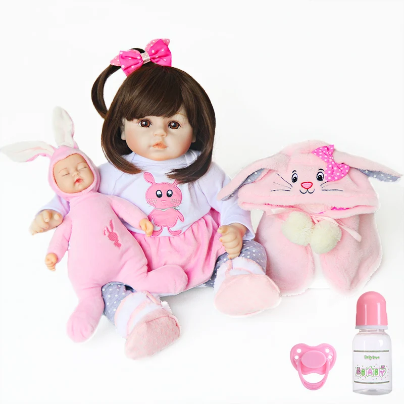 €30.74 48% de DESCUENTO|Muñeca Reborn realista de 19 pulgadas hecha a mano realista de silicona suave muñecas reborn para bebés regalos de navidad Sorpresa Juguete lol-in Muñecas from Juguetes y pasatiempos on AliExpress 