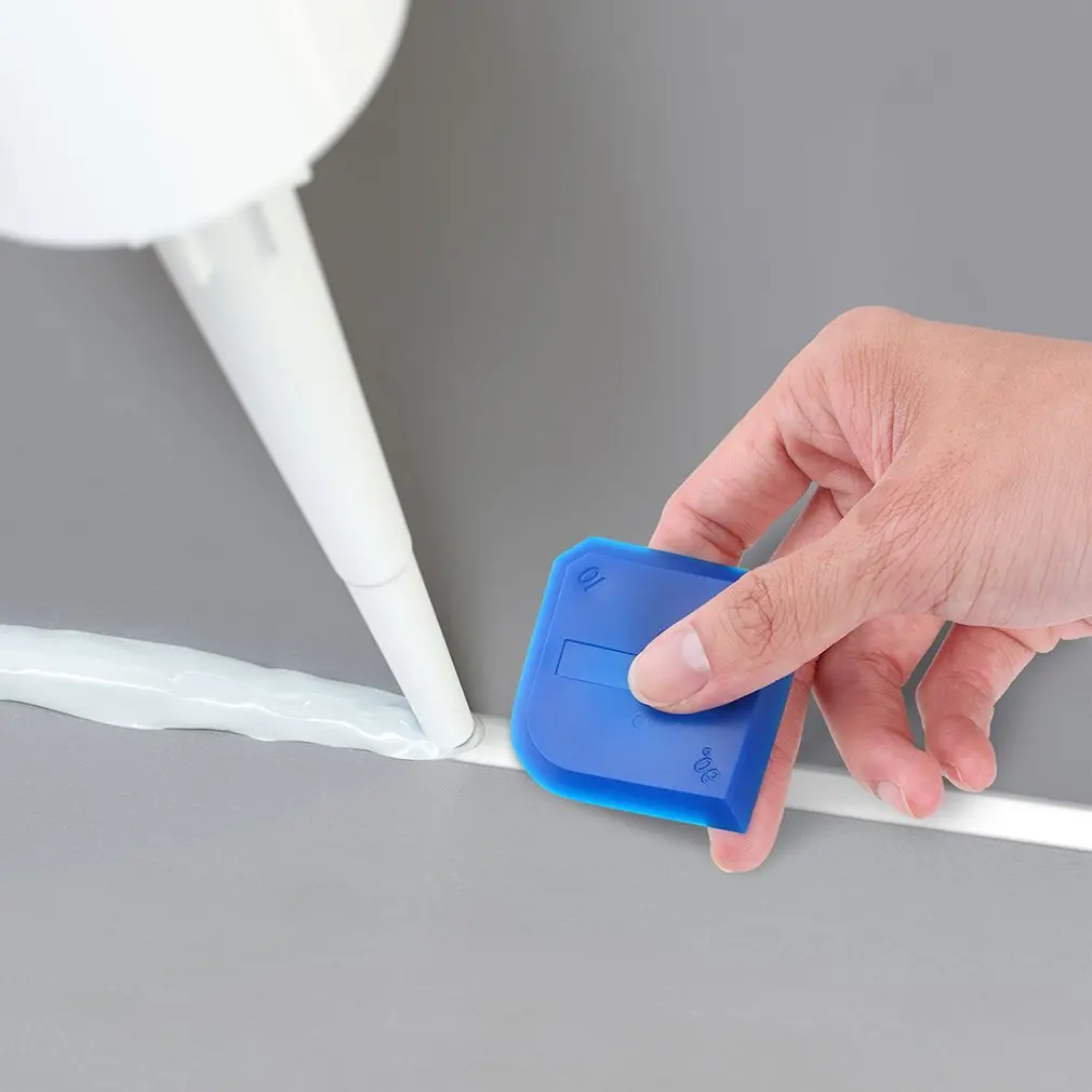 Beauty Sewing Tool 4 Piece Set Silicone Glass Glue Scraper Tile With Shovel