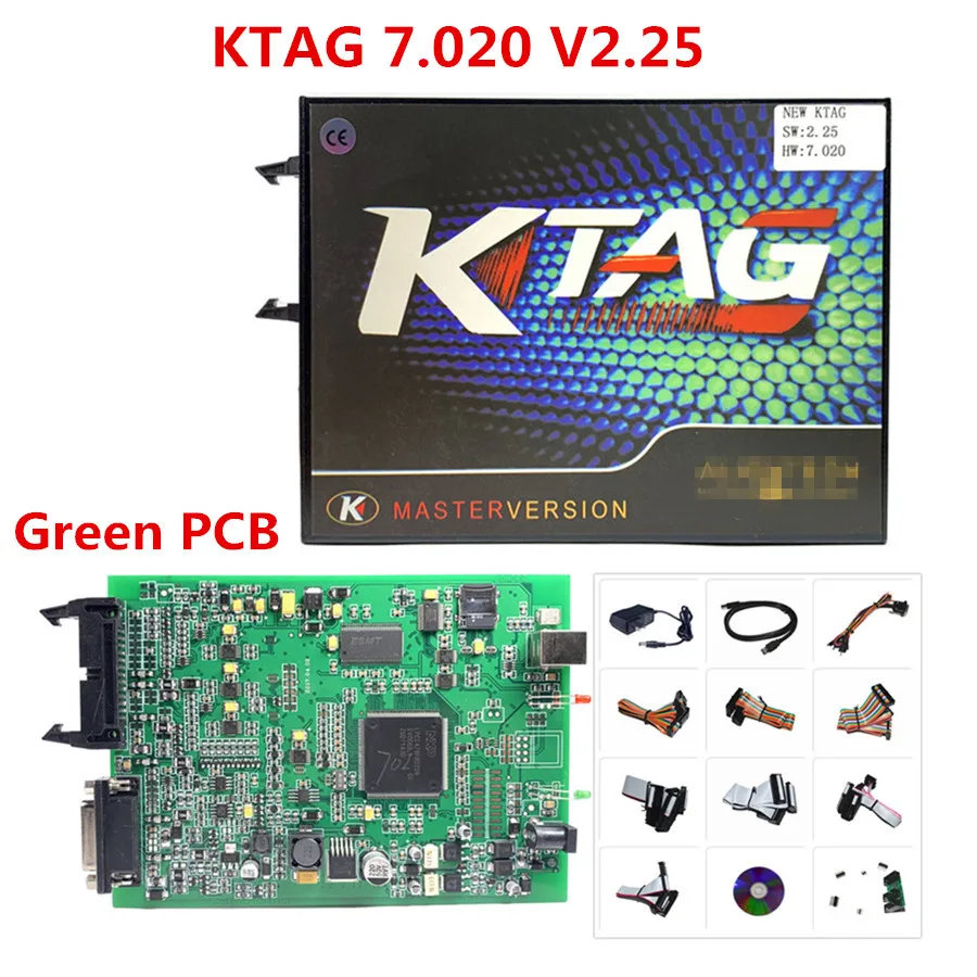 Red KTAG V2.23 FW V7.020 K TAG ECU программирование Master BDM V54 красная плата KESS V5.017 V2.47
