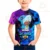 Brawlers Stars 2021 Summer New 3D Shooting Game Stars T Shirt Kids Cartoon Boys/girls Sleeve T-shirt Clothes Casual Fashion Tops