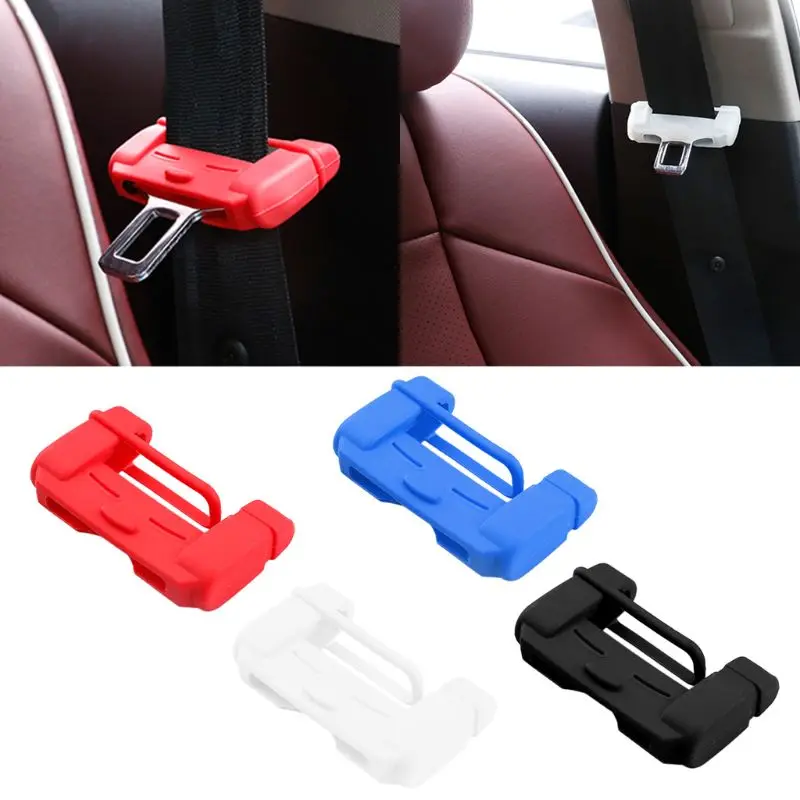 Universal Car Safety Belt Buckle Covers Anti-Scratch Silicon Protector Seat Interior Accessories | Автомобили и мотоциклы