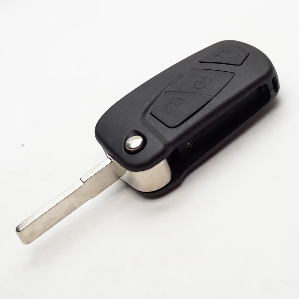 Cocolockey Replacement Flip Car Key Shell for Ford KA MK2 Remote Fob 3 Button 2008 -