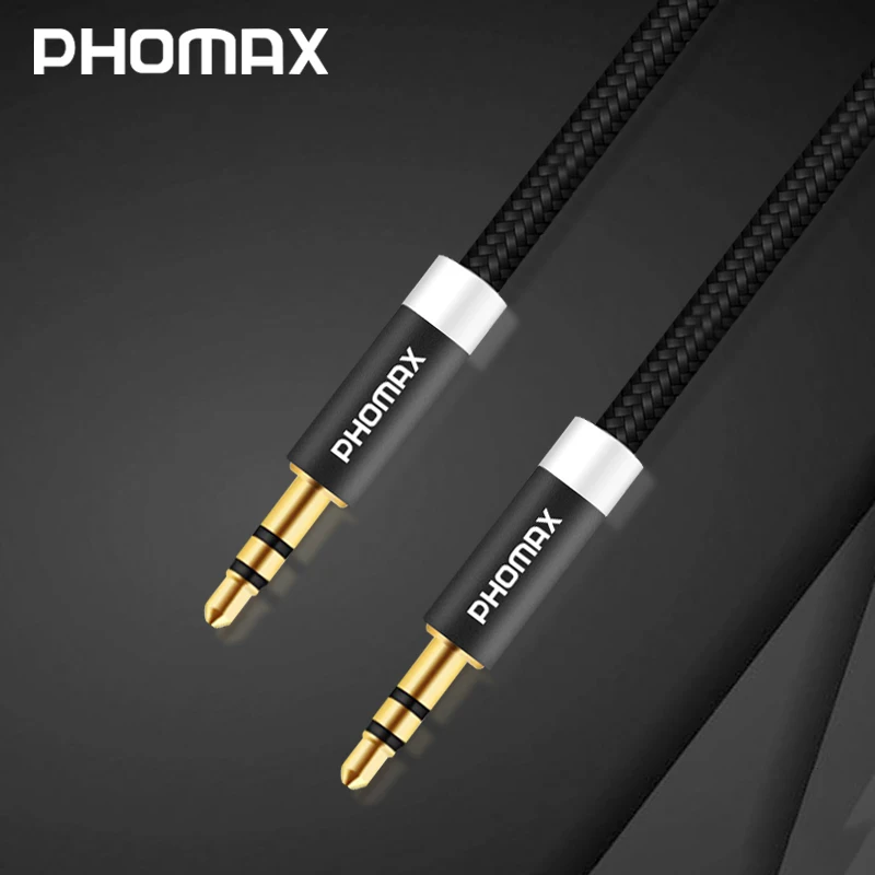 

PHOMAX 3.5 mm Jack Audio Cable for iPhone X Samsung Xiaomi 3.5mm AUX Auxiliary Cord Male to Male Audio Cable For CAR MP3/4 jack