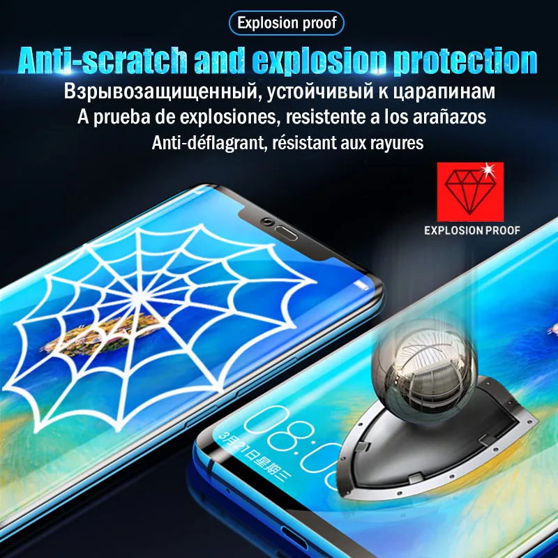10D Передняя и задняя Гидрогелевая пленка для huawei P30 Pro P20 Lite P Smart Защитная пленка для mate 20 10 Lite Honor 10 20 Pro без стекла