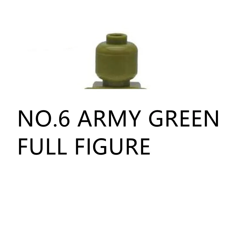 Building Blocks Toys 20pcs/Lot Blank No Printing Mini Figure Building Block Toys 40 Colors Collection DIY Painting Mini Block