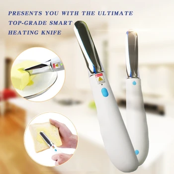 

Rechargeable Heated Butter Knife Cheese Heating Knife Convenient Food Heating Tool Automatic Heating For Home Kitchen Gadgets 5