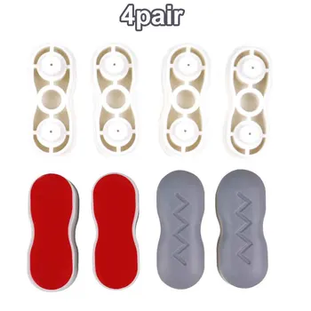 

4pair/set Strong Adhesive Bathroom Stable Toilet Seat Buffers Easy Install Durable Household Repair Universal Replacement Parts