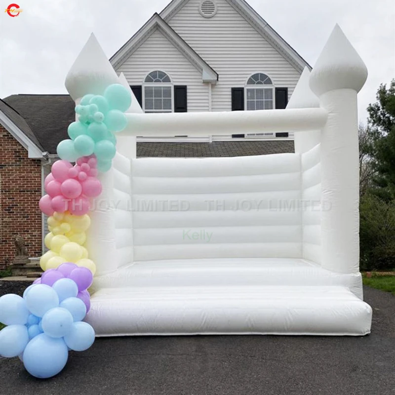 

Free Door Shipping Inflatable Wedding Bouncer for Sale with Blower Wedding Ceremony Bouncy Castle