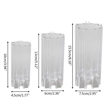 

1 Set Geometric Building Block Shaped Plastic Scented Candle Mold Soap Mould Making DIY Crafts Decorating