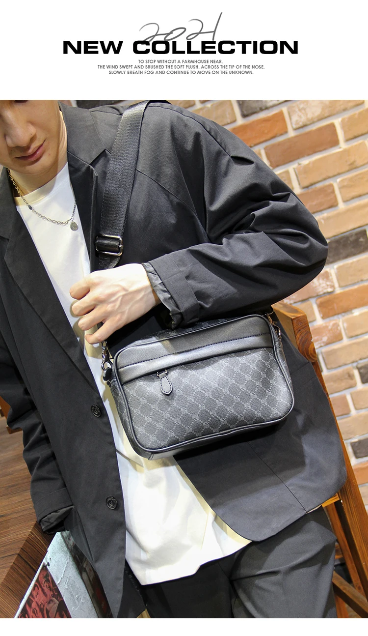  Hebetag - Bolsa al hombro de piel para hombre Bolsa de teléfono  cartera de paquete de negocios), BL509 : Ropa, Zapatos y Joyería