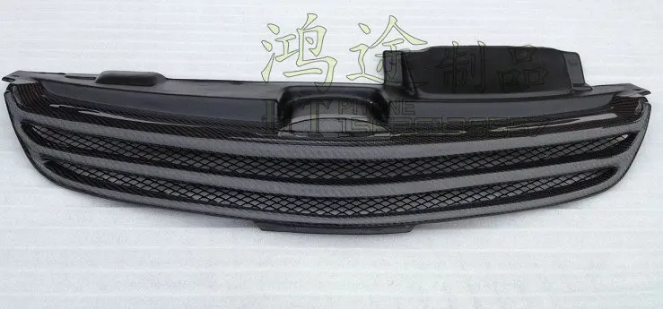 Передняя Автомобильная решетка из углеродного волокна для hyundai ELANTRA Racing Grills