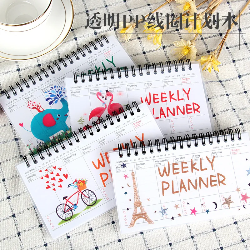 Kawaii Portable Planner - Cute Agenda Diary and Student Organizer