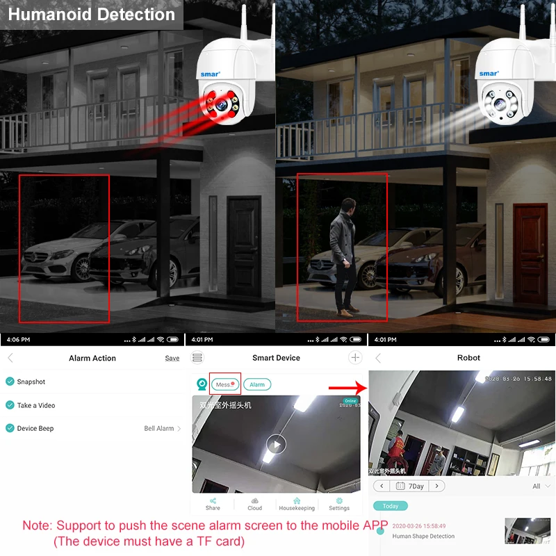 2PCS/LOT 4K 5MP 3MP 1080POutdoor PTZ Wireless IP Camera 4X Digital Zoom Speed Dome WiFi Security CCTV Ai Humanoid Detect ICsee