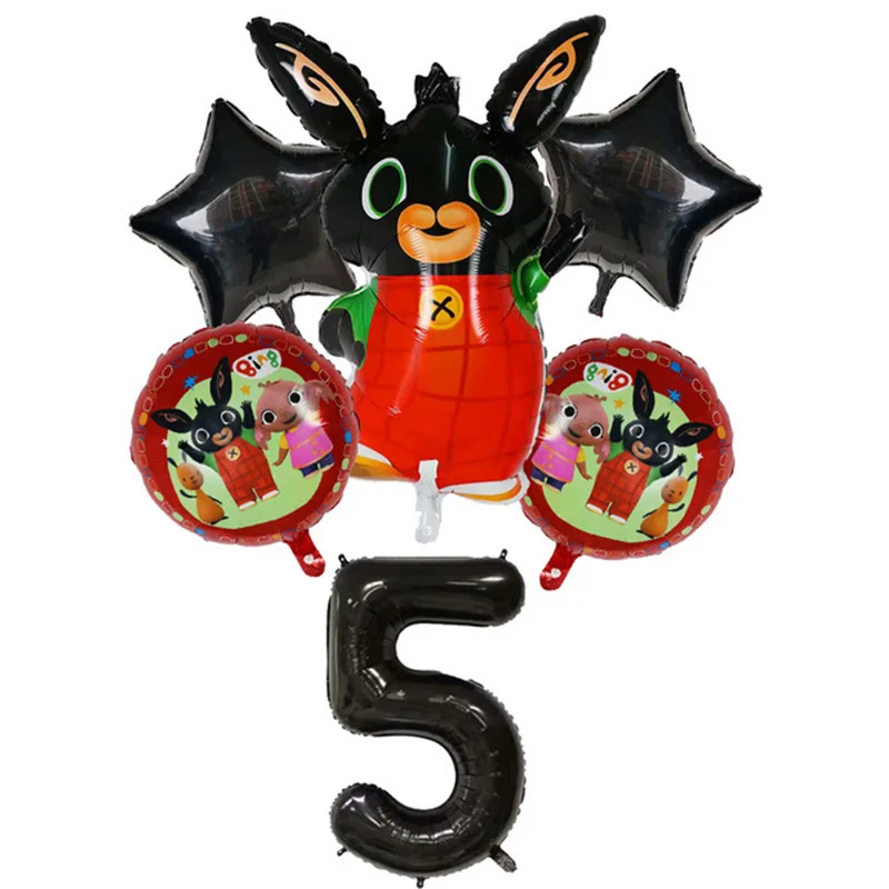 Большой Bing Банни фольгированный шар Мультфильм 86*60 см кролик воздушные шарики в виде животных игрушки для детей день рождения Декор Globos воздушный шар