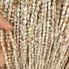 Collier en coquillage naturel de 80cm de long, 300 perles, escargot, fleur blanche, pour la fabrication de bijoux, bricolage, 5-6mm ► Photo 2/6