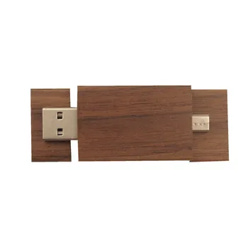

Customer LOGO Wood OTG USB 2.0 Usb Flash Drive 4G 8GB 16G 64GB Pendrive Smart Andriod Phone cle usb disk 32GB flash Memory Stick