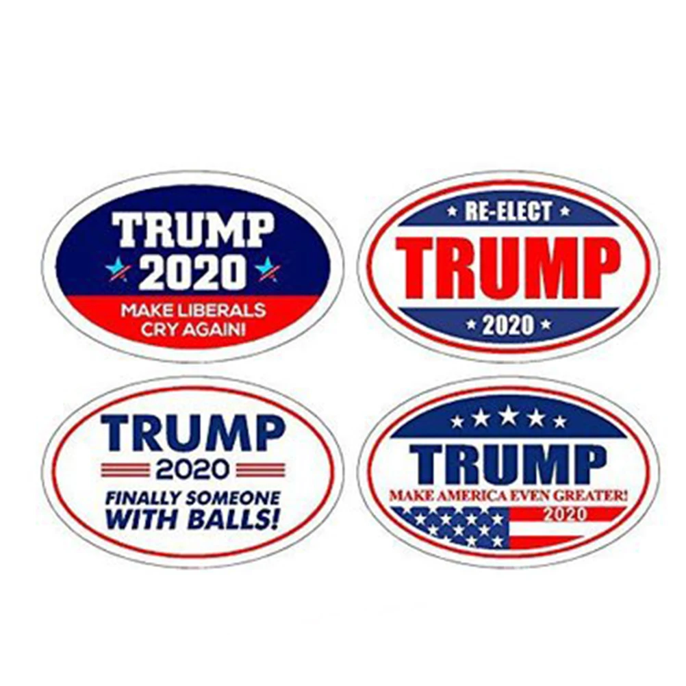 

4PCS US Presidential Election Trump Supporter Fridge Magnet Creative Fridge Magnets Home Decoration