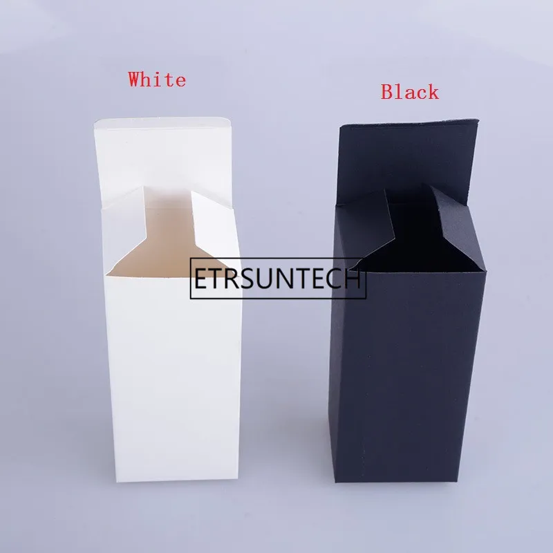 300 Teile/los 17cm x 7,5 cm x 6cm Blank Schwarz/Weiß Verpackung Papier Box Sonnenbrille 3D Gläser geschenk Boxen Großhandel – Detail 3