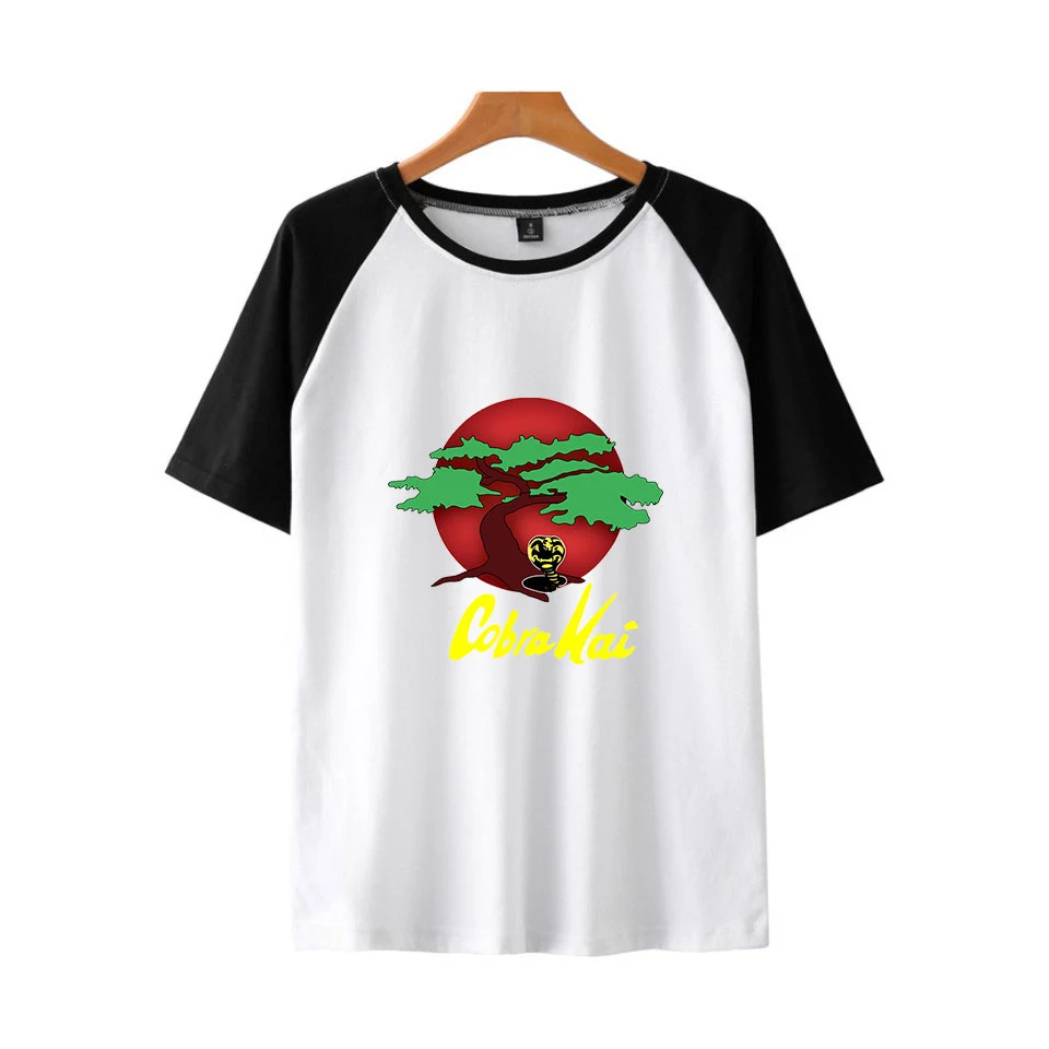 2019 Brand New Men  cobra kai T Shirt Sets Summer Hot Sale Cotton Comfortable Short Sleeve Tshirt Homme Casual Set Male Size