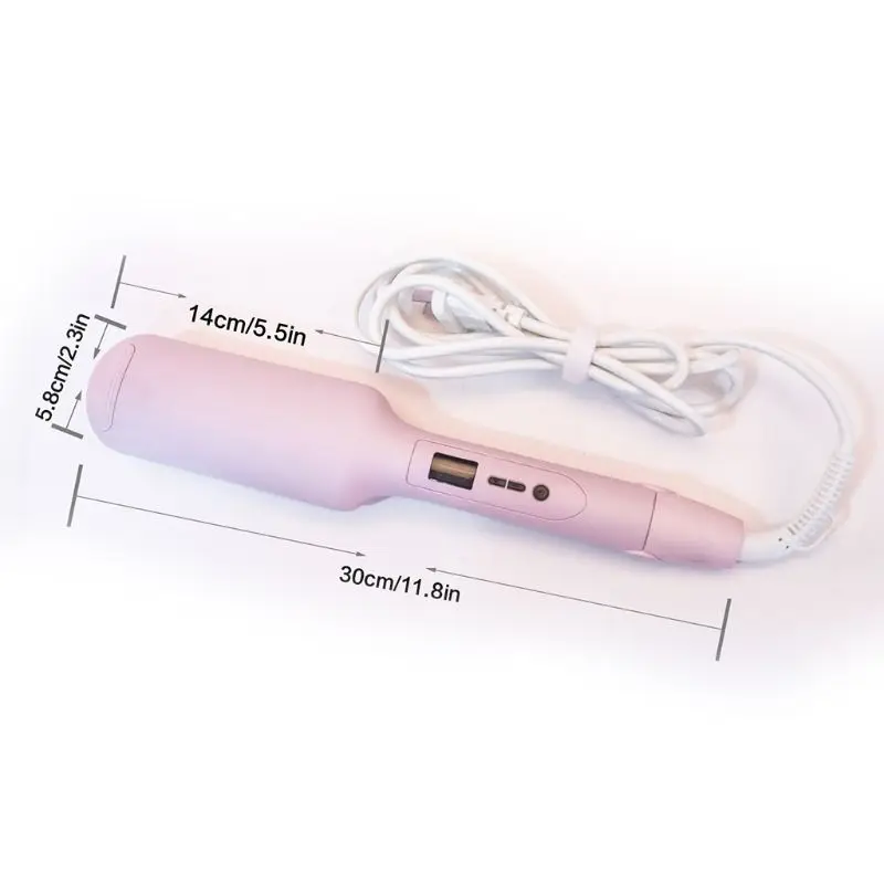 Автоматическая Керлинг палочка двухсторонний вращающийся ролик для волос керамический утюжок для завивки волос