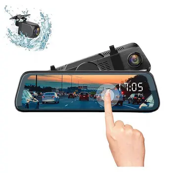 

Streaming Driving Recorder Plastic G-Sensor Video Tachograph Matte Night Vision 10 Inch Driving Recorder 1 Set