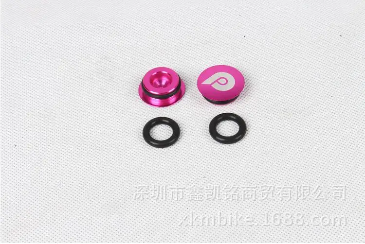 Litepro Compatible With M610 XT BMX Bicycle Crankset Covers Aluminum Alloy Hollow Bike Chain Wheel Right Crank Cap Cover - Цвет: rose red