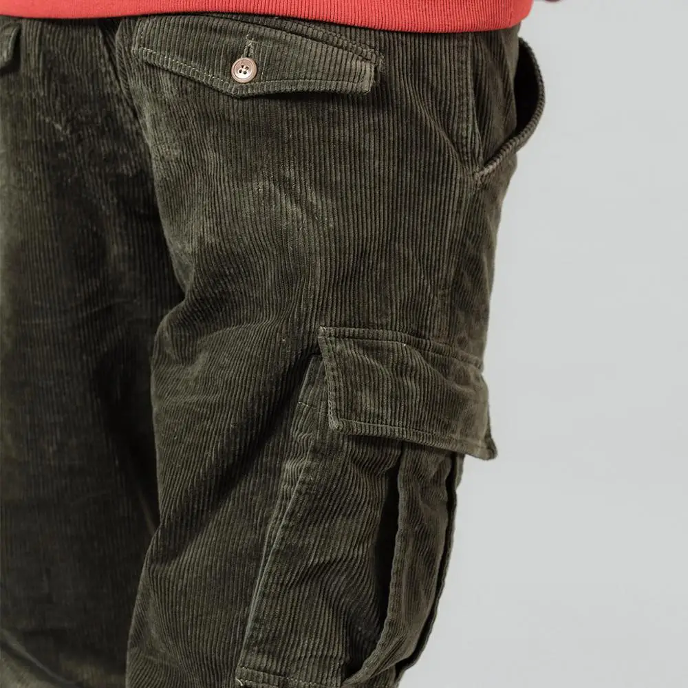 mens corduroy cargo pants
