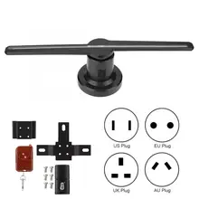 A3W 3D вентилятор голографическая рекламная машина 224LED лампа бисер PC WiFi версия 16G 110-240V шлем-проектор голограмм