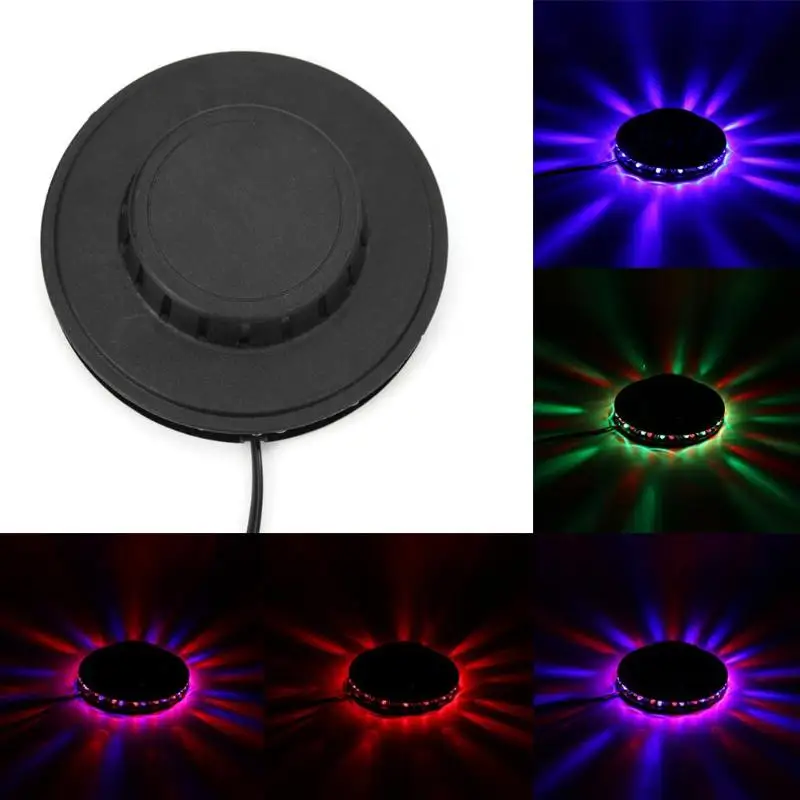 Красочный вращающийся RGB светодиодный светильник для сцены рождественские вечерние светильник с эффектом магических двойных шаров светодиодный KTV бар DJ диско светильник
