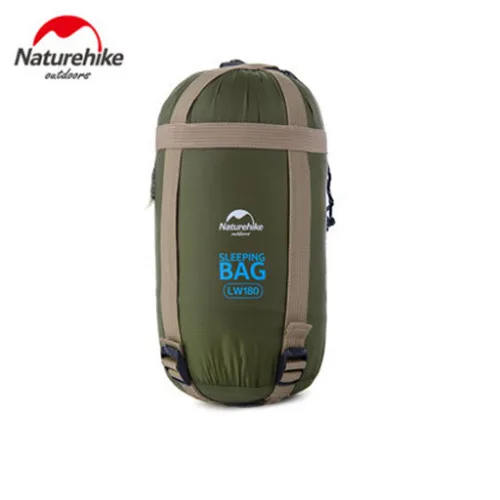 Green Size S NatureHike 75x29,5 ''Мини Открытый Сверхлегкий конверт спальный мешок ультра-маленький размер для кемпинга пешего туризма альпинизма NH15S003-D - Цвет: Green Size S
