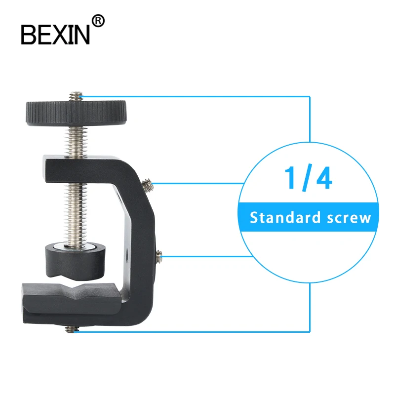 Настольная подставка с зажимом для камеры c образный зажим Универсальный