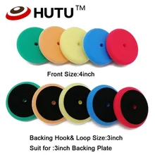 3-дюймовый Полировочный коврик для полировальная машинка для автомобилей с эксцентриковым, RO/DA/Воздушный полировщик Губка из полиэстера для ногтей полировальные накладки