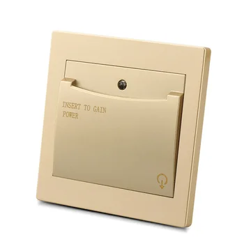

AC100-250V 40A Hotel Insert Card Power Switch With Delay Power-off Function 2019