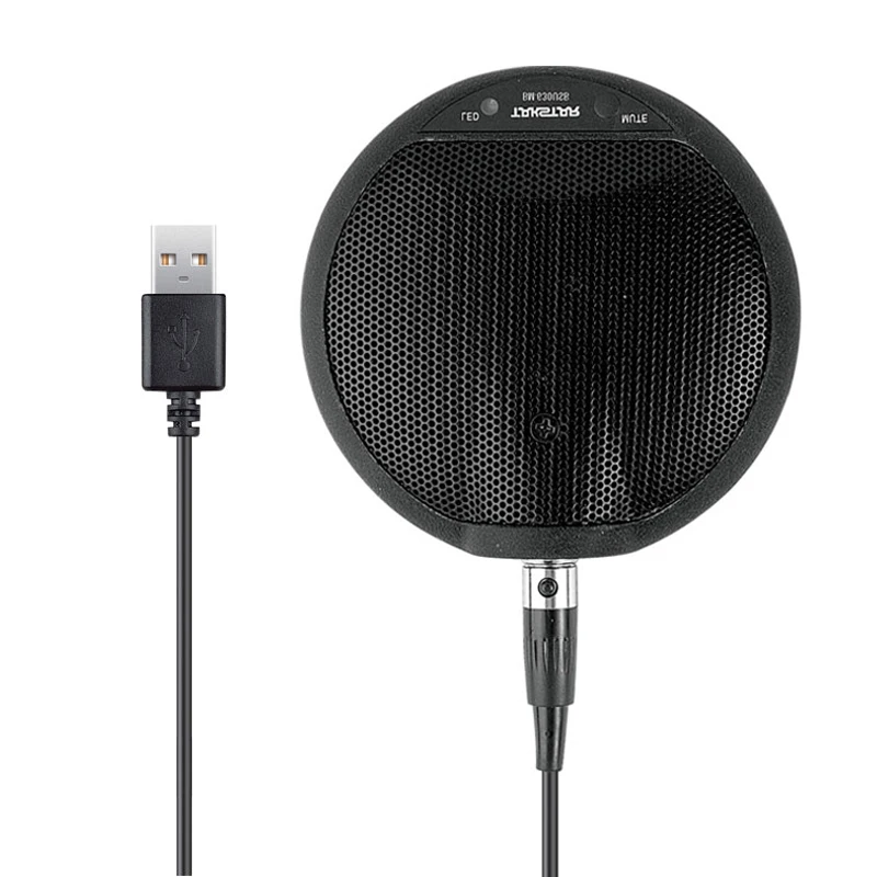 Takstar BM-630USB цифровой микрофон конденсатор конференции и речи проводной USB мониторинг всенаправленной границы пикап