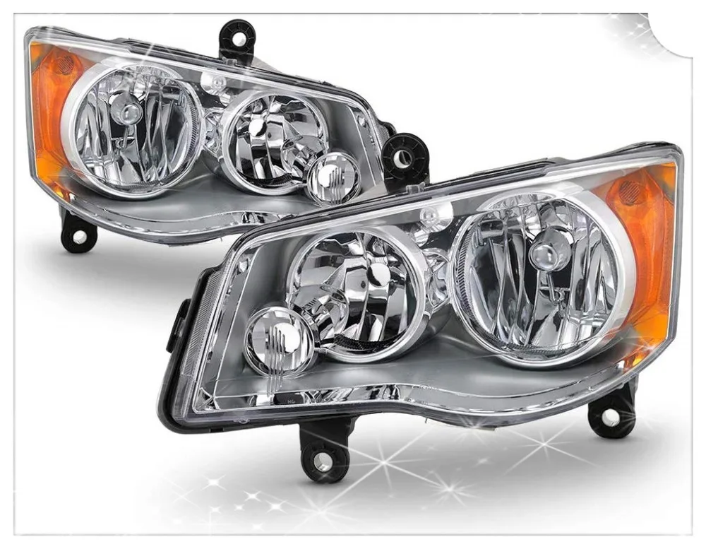 Sulinso для 2008- Chrysler город и страна 11-17 Dodge Grand Caravan фары водителя и пассажира сторона