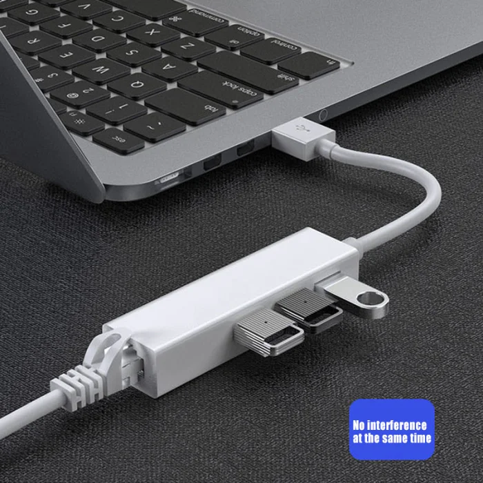 USB 2,0 к RJ45 концентратор 100 м Ethernet адаптер Сетевая карта USB Lan для ноутбука Macbook DC128