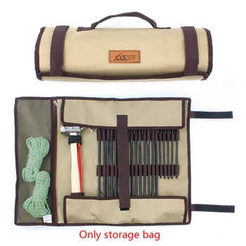 

Durable Ground Nail Organizer Tools Hiking Camping Tent Multifunctional Accessories Outdoor Storage Bags Survival Equipment Safe