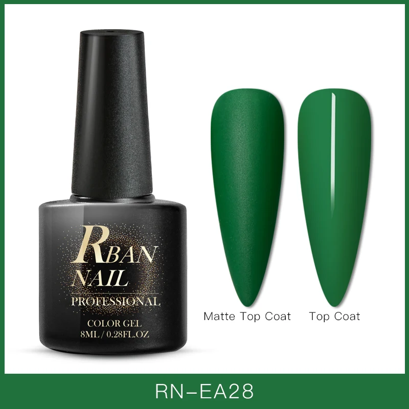 EES07831 RBAN NAIL 60 цветов Матовый УФ-гель для ногтей 8 мл чистый цвет ногтей нужно матовое верхнее покрытие Замочить ногтей Гель-лак для маникюра - Цвет: EES07831